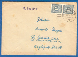 Deutschland; Alliierte Besetzung MiNr. 920; Brief V Halle 10.12.1946 - Cartas & Documentos