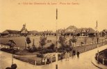 CARTE POSTALE ANCIENNE .  LENS . CITE DES CHEMINOTS D' AVION . PLACE DES SPORTS. - Lens