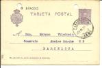 ENTERO COMERCIAL 1928 ZARAGOZA (TALADRADO) - 1850-1931