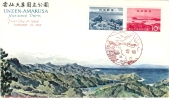 REF LBR 30 - JAPON FDC UNZEN AMAKUSA NATIONAL PARK 15/2/1963 - FDC