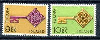 Islande** N° 372/373 - Europa 1968. - 1968