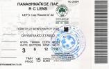 Panathinaikos Vs RC Lens/Football/UEFA Cup Round Of 32 Match Ticket - Tickets & Toegangskaarten