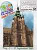 SAMMLER´2001 Prag Bund 2196 VB SST 7€ Offizieller Messebrief Dom Und Hofkirche Dresden MBrf.8/01 - Omslagen