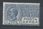 1926-28 REGNO POSTA AEREA 1 LIRA MNH ** - RR8635 - Luftpost