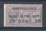 1917 REGNO POSTA AEREA NAPOLI PALERMO MNH ** - RR8636-2 - Airmail