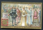 Jolie Chromo Dorée Liebig 1893 - S0389 - Shakespeare Songe D´une Nuit D´été N° 6, Le Palais De Whitehall - Liebig