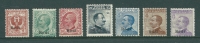 Italian Colonies 1912 Aegean Islands Egeo Rodi No 1-3 5-7 MNH And No4 MH Signed - Aegean (Rodi)