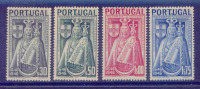 ! ! Portugal - 1946 Lady Madonna (Complete Set) - Af. 673 To 676 - MLH - Nuovi