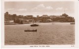 Aden British Colony, Town View From The Sea,  On C1940s Vintage  Real Photo Postcard - Yemen