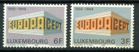 Luxembourg** N° 738/739 - Europa 1969 - 1969