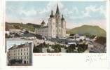 Gruss Aus Mariazell Maria-Zell, Styria, Hotel Schwarz Adler, Town View,  On C1900s Vintage Postcard - Mariazell