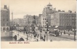 Dublin Ireland Sackville Street Bridge Street Car On C1900s/10s Vintage Postcard - Dublin