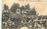 54 MARS LA TOUR LA FOULE AU MONUMENT NATIONAL ECOUTANT LES DISCOURS CACHET MILITAIRE - Autres & Non Classés