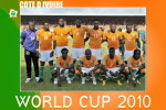 [Y38-01 ]  Cote D Ivoire  South Africa FIFA World Cup  , Postal Stationery -- Articles Postaux -- Postsache F - 2010 – Südafrika