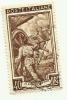 1950 - Italia 646 Lavoro  V17 - Filigrana Lettere E Ruota III, - Abarten Und Kuriositäten