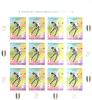 54083)foglio Intero Di 12 Valori Da 0.41€ Serie Lazio Campione D´italia - Full Sheets