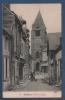 18 CHER - CP ANIMEE AUBIGNY ( SUR NERE ) - TOUR DE L'EGLISE - Th. G N°4 - CIRCULEE EN 1910 - Aubigny Sur Nere