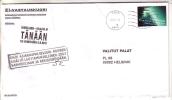 GOOD FINLAND Postal Cover 2010 - Good Stamped: Aurora Borealis - Usati