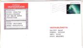 GOOD FINLAND Postal Cover 2011 - Good Stamped: Aurora Borealis - Oblitérés