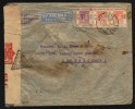 23 JLY 1941 HONG KONG KG VI  $4.50 AIR MAIL  Cover To India Via RANGOON ARRIVAL CENSOR # 22748 - Unused Stamps