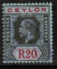 CEYLON   Scott # 214  F-VF USED - Ceylon (...-1947)