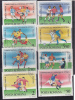 Coupe Du Monde Football,full Set 8 Stamps  1990,VFU, CTO Romania. - 1990 – Italie