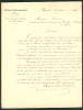 1889 : Remerciement Du Conseil D´Escompte Du Comptoir à L´un De Ses Membres Et Proposition De Poste... - Bank En Verzekering