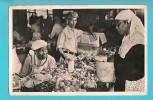 VEGETABLE'S MARKET CARTOLINA FORMATO PICCOLO VIAGGIATA NEL 1955 - Curaçao