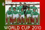 [Y38-18 ]  Mexico South Africa FIFA World Cup  , Postal Stationery -- Articles Postaux -- Postsache F - 2010 – Sud Africa