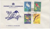 PGL 3321 - SOMALIA Yv N°AERIENNE 39/42 FDC OISSEAUX - Somalia (1960-...)