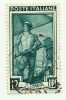 1950 - Italia 640 Lavoro V20 - Filigrana Lettere E Ruota III, - Variedades Y Curiosidades