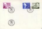 Enveloppe Avec Cachet " Stockholm 15 11 1979 Nobelpristagare 1919 Timbres 1075 à 1077 - Briefe U. Dokumente