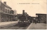 CPA    VILLERS-BRETONNEUX  -  Interieur De La Gare . Trés Animée  Trés Bon état .voir Scan. - Villers Bretonneux