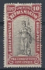 1918 SAN MARINO USATO PRO COMBATTENTI 10 CENT - RR8762 - Gebruikt