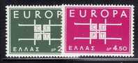 GREECE 1963 EUROPA CEPT  SET  MNH - 1963