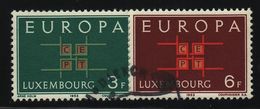LUXEMBOURG 1963 EUROPA CEPT  SET  USED - 1963