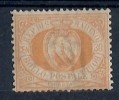 1892-94 SAN MARINO STEMMA 30 CENT MH * - RR8763-2 - Ongebruikt