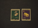CUBA 1958 NATALE/ORCHIDEE 2 Valori. - NUOVI(++)-TEMATICHE - Unused Stamps