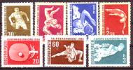 HUNGARY - 1958. European Table-tennis & Swimming Championships & World Wrestling Championships - MNH - Nuevos