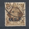 1943-47 OCC. INGLESE USATO MEF 1 S - RR8786-2 - Britische Bes. MeF