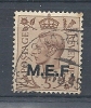 1943-47 OCC. INGLESE USATO MEF 5 P - RR8786-5 - Occup. Britannica MEF