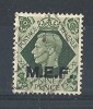 1943-47 OCC. INGLESE MEF USATO 9 P - RR8789-2 - Britische Bes. MeF