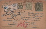 Br India King George VI, Postal Card, Registered, India As Per The Scan - 1911-35 Koning George V