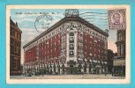 STATI UNITI HOTEL LAFAYETTE BUFFALO N. Y. CARTOLINA FORMATO PICCOLO VIAGGIATA NEL 1926 - Buffalo