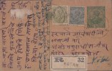 Br India King George VI, Postal Card, Registered, India As Per The Scan - 1911-35 Roi Georges V