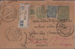 Br India King George V, Postal Card, Registered, India As Per The Scan - 1911-35 Roi Georges V