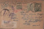 Br India King George V, Postal Card, Registered, India As Per The Scan - 1911-35 Koning George V