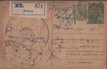 Br India King George V, Postal Card, Registered, India As Per The Scan - 1911-35 Koning George V