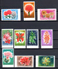 1966 Fleurs  Flowers  Blumen , 148 / 157 Nd** Bords De Feuille - Unused Stamps