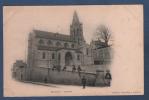 78 YVELINES - CP ANIMEE BOUGIVAL - L'EGLISE - LONGNON IMPRIMEUR A BOUGIVAL - CIRCULEE EN 1902 - Bougival